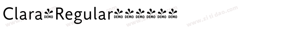 Clara-Regular字体转换 Clara-Regular字体转换
