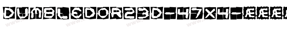 Dumbledor23D-47x4字体转换