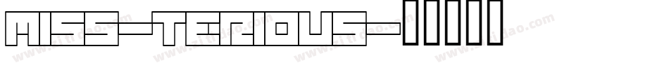 Miss-Terious字体转换