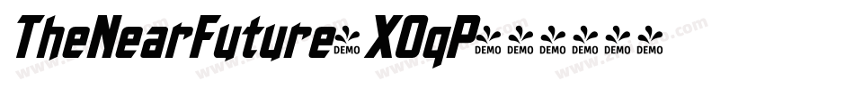 TheNearFuture-X0qP字体转换