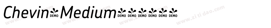 Chevin-Medium字体转换