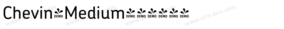 Chevin-Medium字体转换