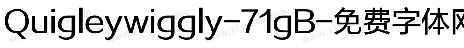Quigleywiggly-71gB字体转换