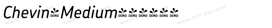 Chevin-Medium字体转换