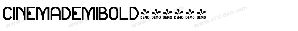 CinemaDemiBold字体转换
