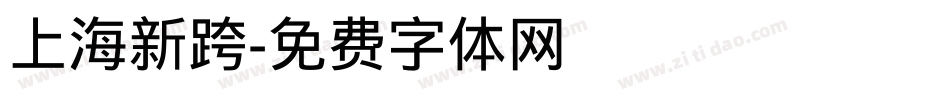 上海新跨字体转换