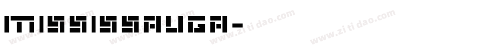 Mississauga字体转换