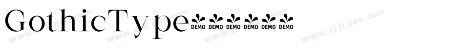 GothicType字体转换