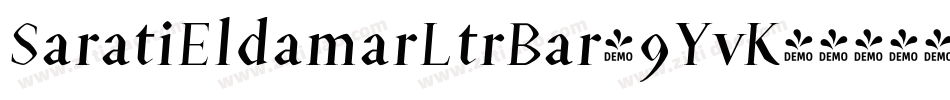 SaratiEldamarLtrBar-9YvK字体转换
