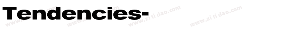 Tendencies字体转换