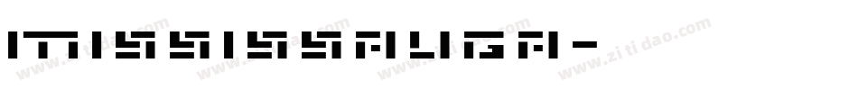Mississauga字体转换