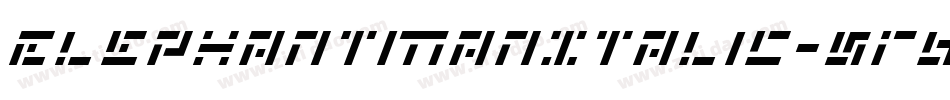 ElephantManItalic-Xr6K字体转换 ElephantManItalic-Xr6K字体转换