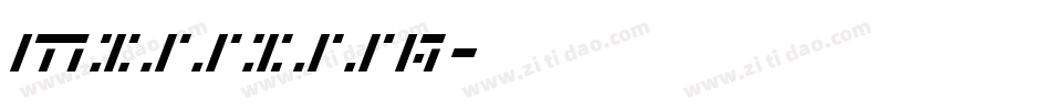 MISSISSA字体转换