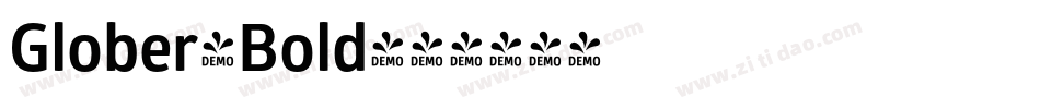 Glober-Bold字体转换 Glober-Bold字体转换