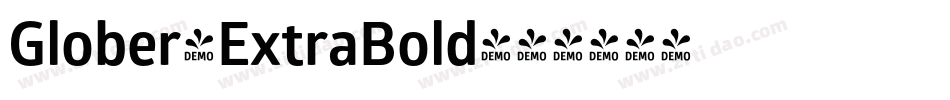 Glober-ExtraBold字体转换 Glober-ExtraBold字体转换