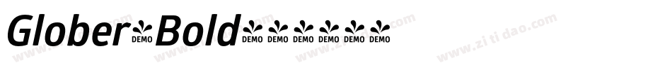 Glober-Bold字体转换 Glober-Bold字体转换