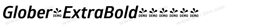 Glober-ExtraBold字体转换 Glober-ExtraBold字体转换