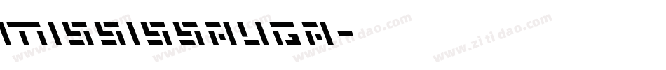 Mississauga字体转换