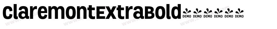 ClaremontExtraBold字体转换 ClaremontExtraBold字体转换