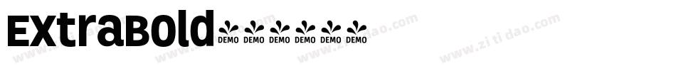 ExtraBold字体转换 ExtraBold字体转换