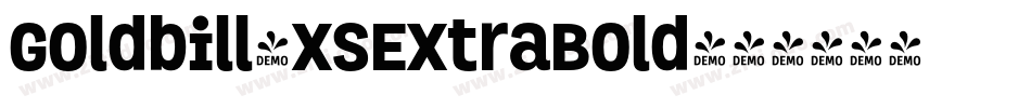 Goldbill-XSExtraBold字体转换