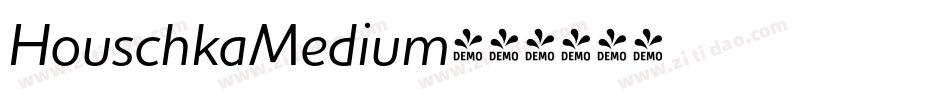 HouschkaMedium字体转换