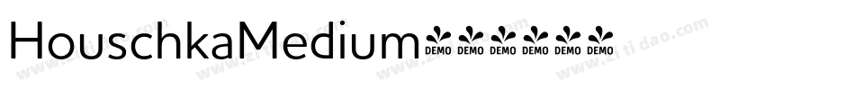 HouschkaMedium字体转换