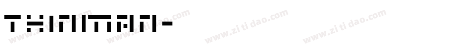 ThinMan字体转换