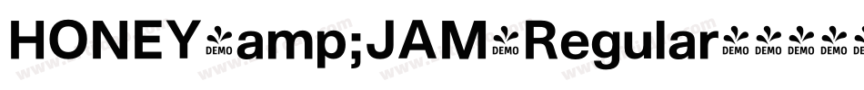 HONEY&JAM-Regular字体转换