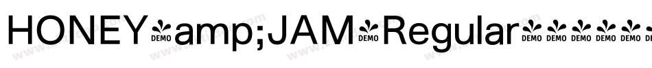 HONEY&JAM-Regular字体转换