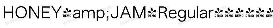 HONEY&JAM-Regular字体转换