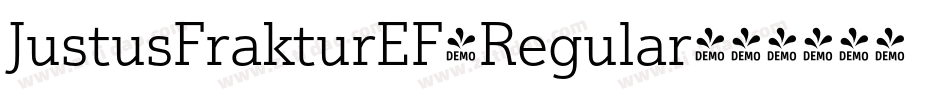 JustusFrakturEF-Regular字体转换 JustusFrakturEF-Regular字体转换