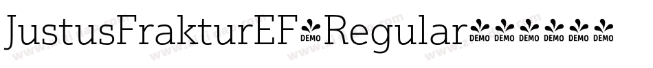 JustusFrakturEF-Regular字体转换 JustusFrakturEF-Regular字体转换