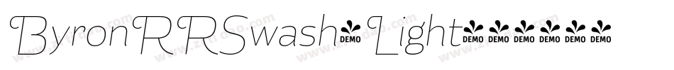 ByronRRSwash-Light字体转换 ByronRRSwash-Light字体转换