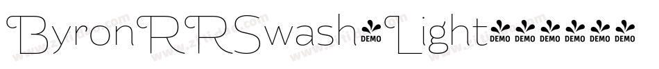 ByronRRSwash-Light字体转换 ByronRRSwash-Light字体转换