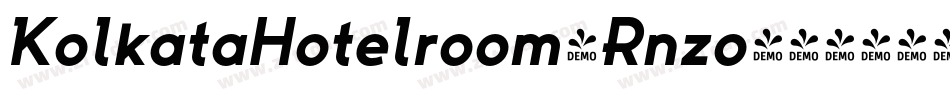 KolkataHotelroom-Rnzo字体转换 KolkataHotelroom-Rnzo字体转换