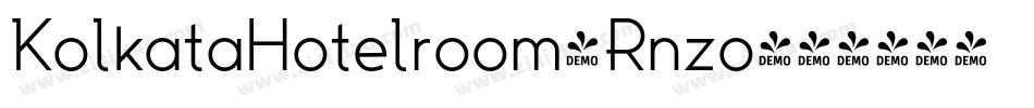 KolkataHotelroom-Rnzo字体转换 KolkataHotelroom-Rnzo字体转换