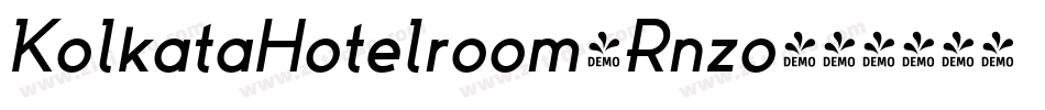 KolkataHotelroom-Rnzo字体转换 KolkataHotelroom-Rnzo字体转换