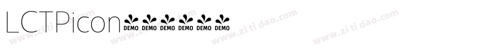 LCTPicon字体转换 LCTPicon字体转换