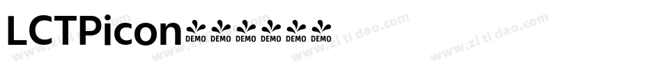 LCTPicon字体转换 LCTPicon字体转换