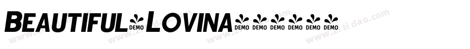 Beautiful-Lovina字体转换