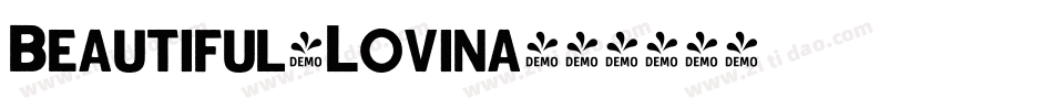 Beautiful-Lovina字体转换