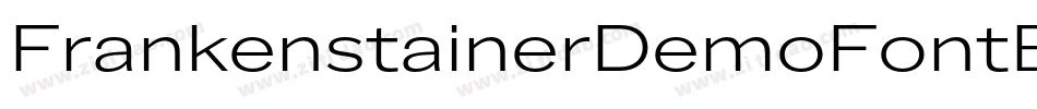 FrankenstainerDemoFontBold-2OOWd字体转换