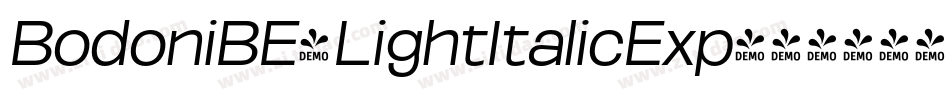 BodoniBE-LightItalicExp字体转换 BodoniBE-LightItalicExp字体转换