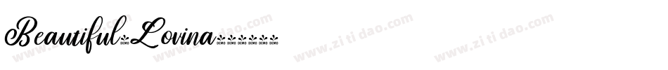 Beautiful-Lovina字体转换