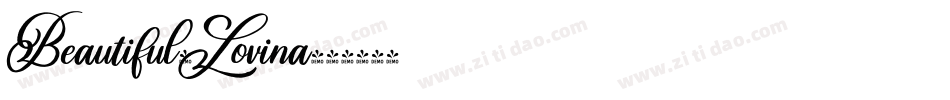 Beautiful-Lovina字体转换