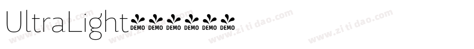 UltraLight字体转换 UltraLight字体转换