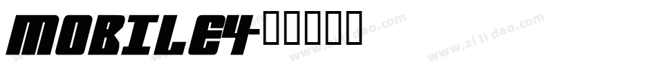 MOBILE4字体转换