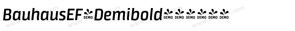 BauhausEF-Demibold字体转换 BauhausEF-Demibold字体转换