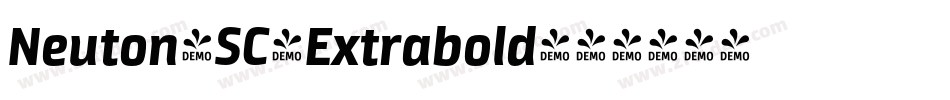 Neuton-SC-Extrabold字体转换